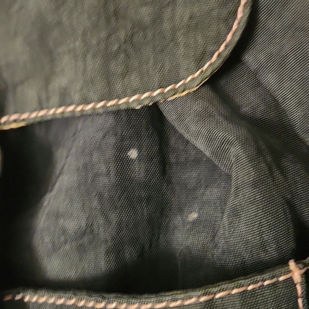 Kipling Dark Green Nylon Mini Drawstring Backpack… - image 12